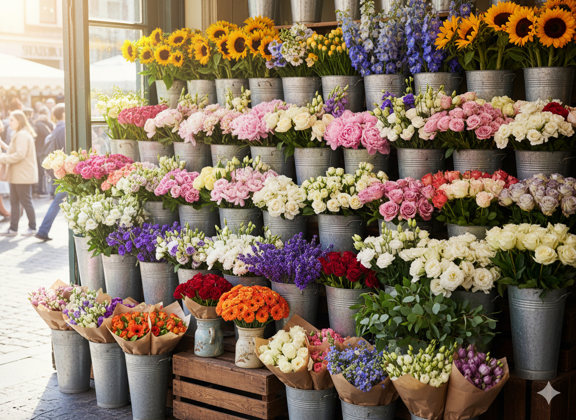 Verse bloemen selectie